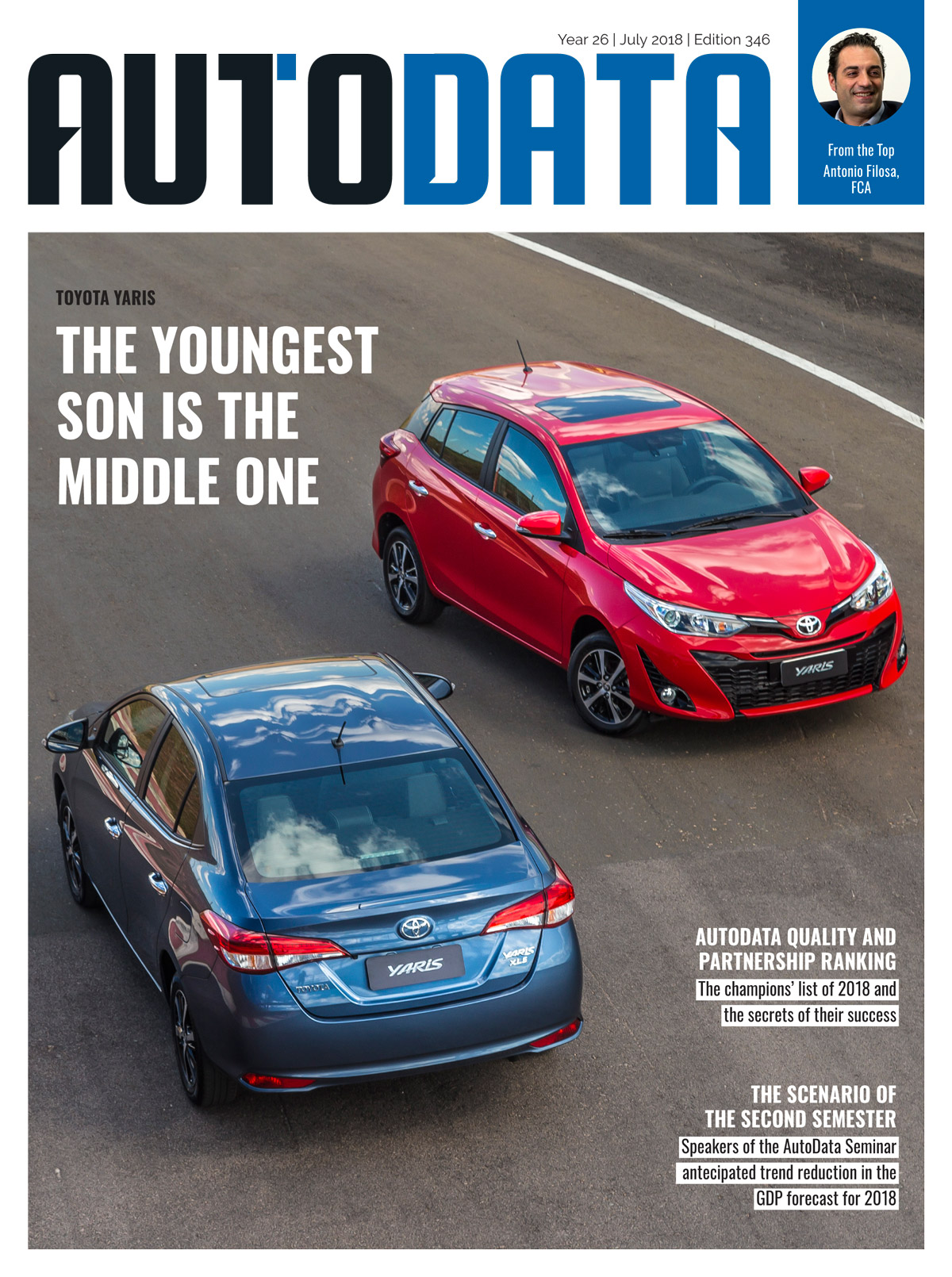 Capa revista AutoData Magazine 346