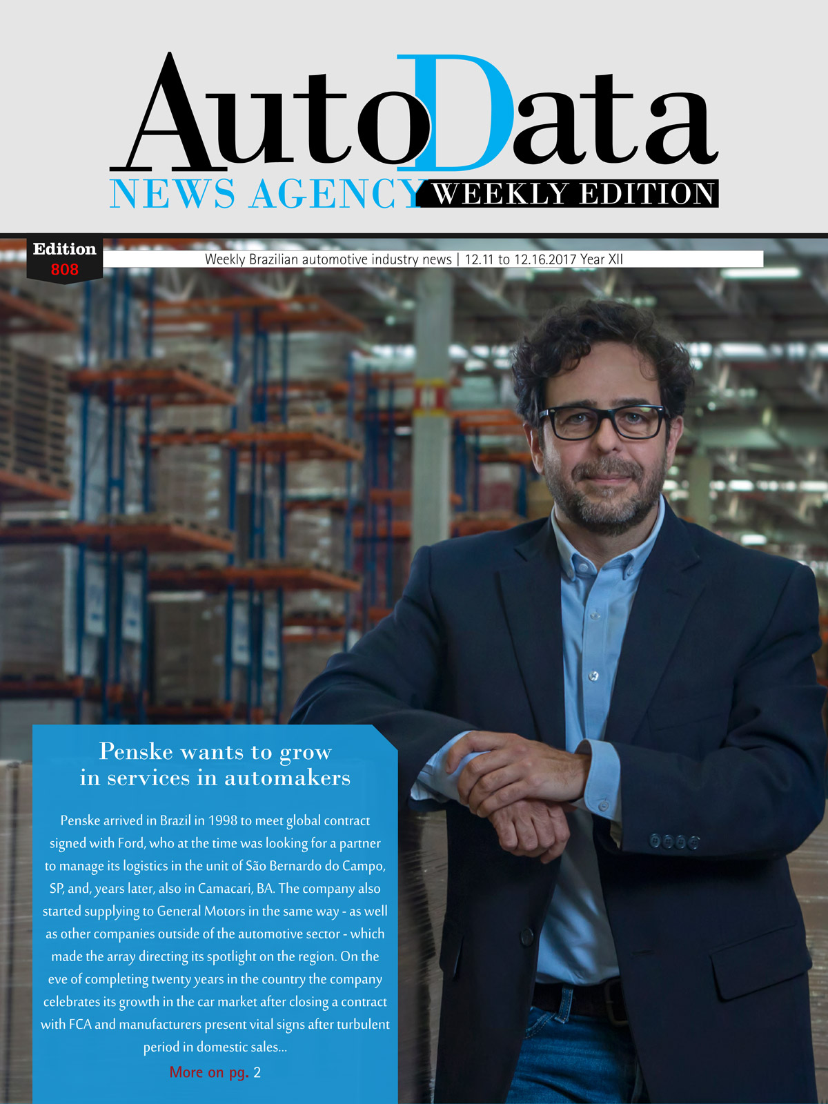 Capa revista Weekly Edition