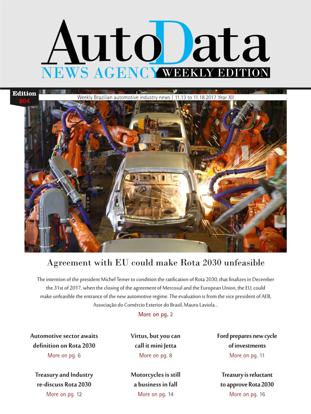 Capa revista Weekly Edition