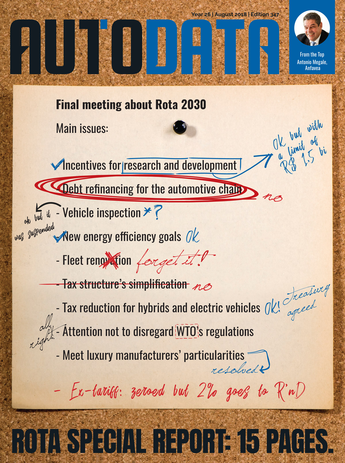 Capa revista AutoData Magazine 347