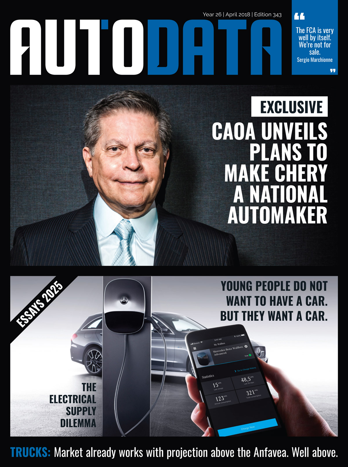 Capa revista AutoData Magazine 343