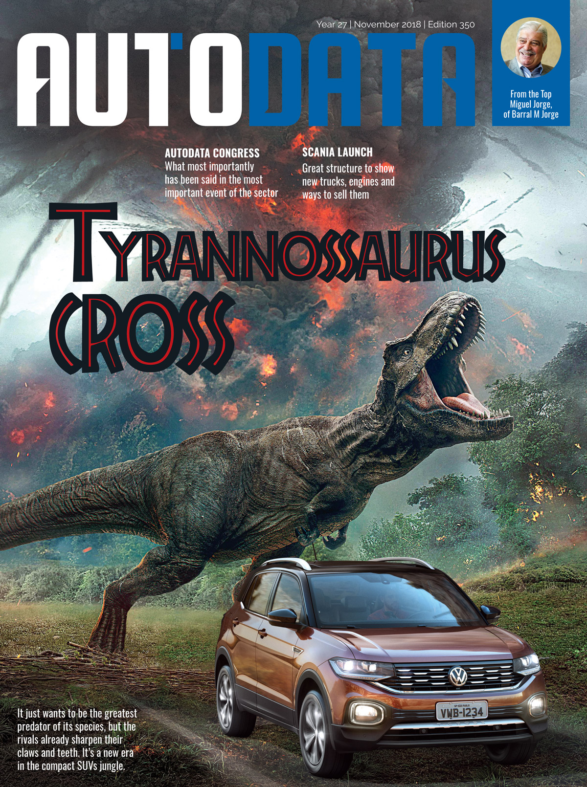 Capa revista AutoData Magazine 350