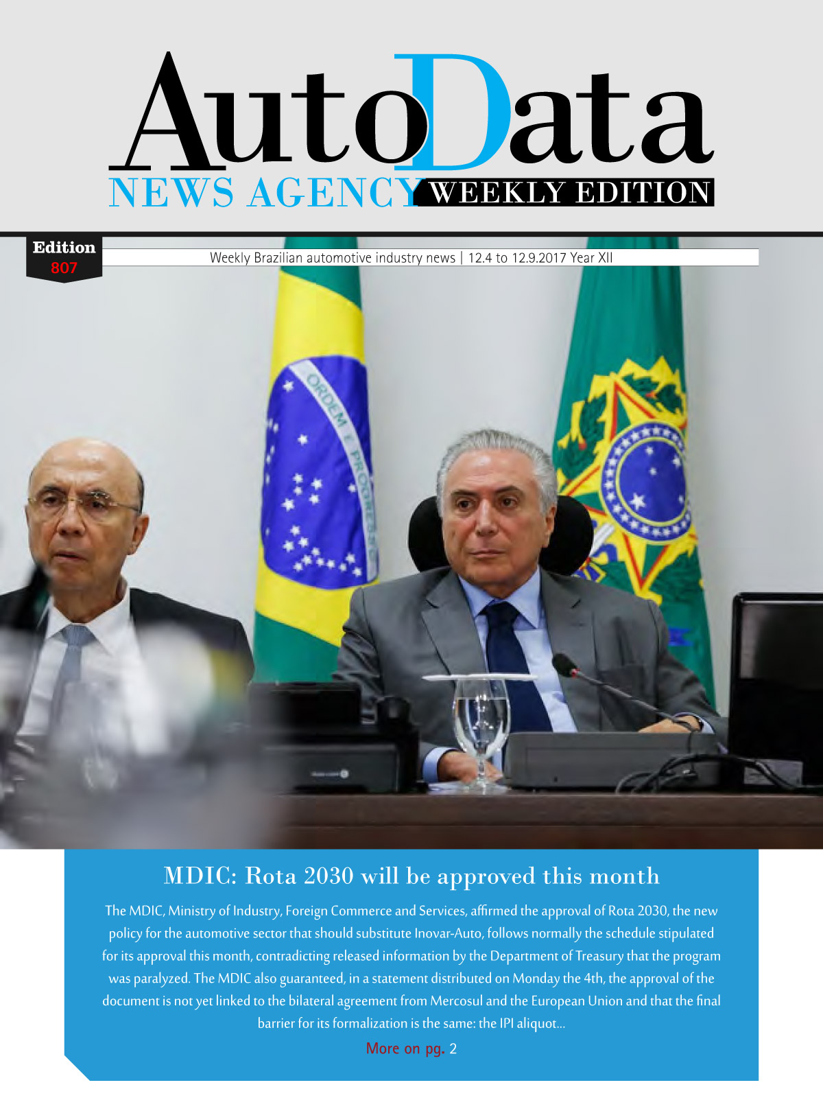 Capa revista Weekly Edition