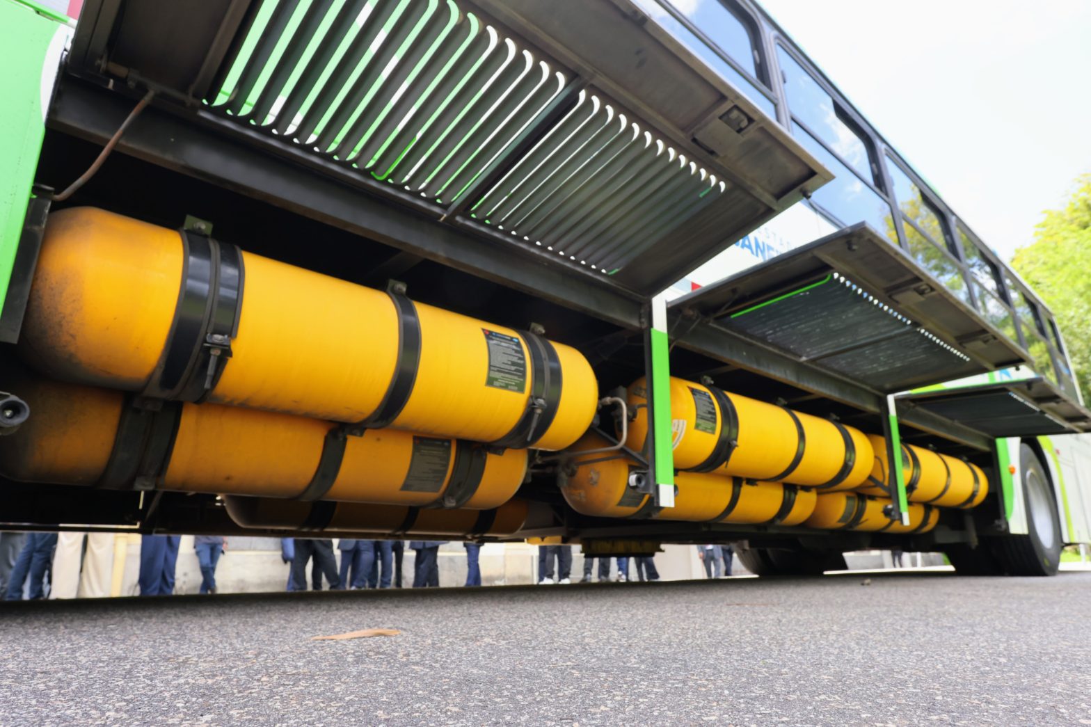 veículo pesado movido a gás natural