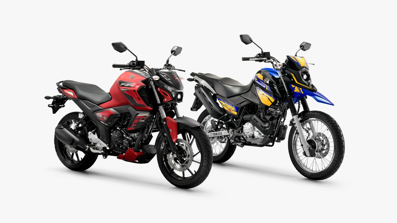 Yamaha FZ15 Deadpool e Crosser Wolverine