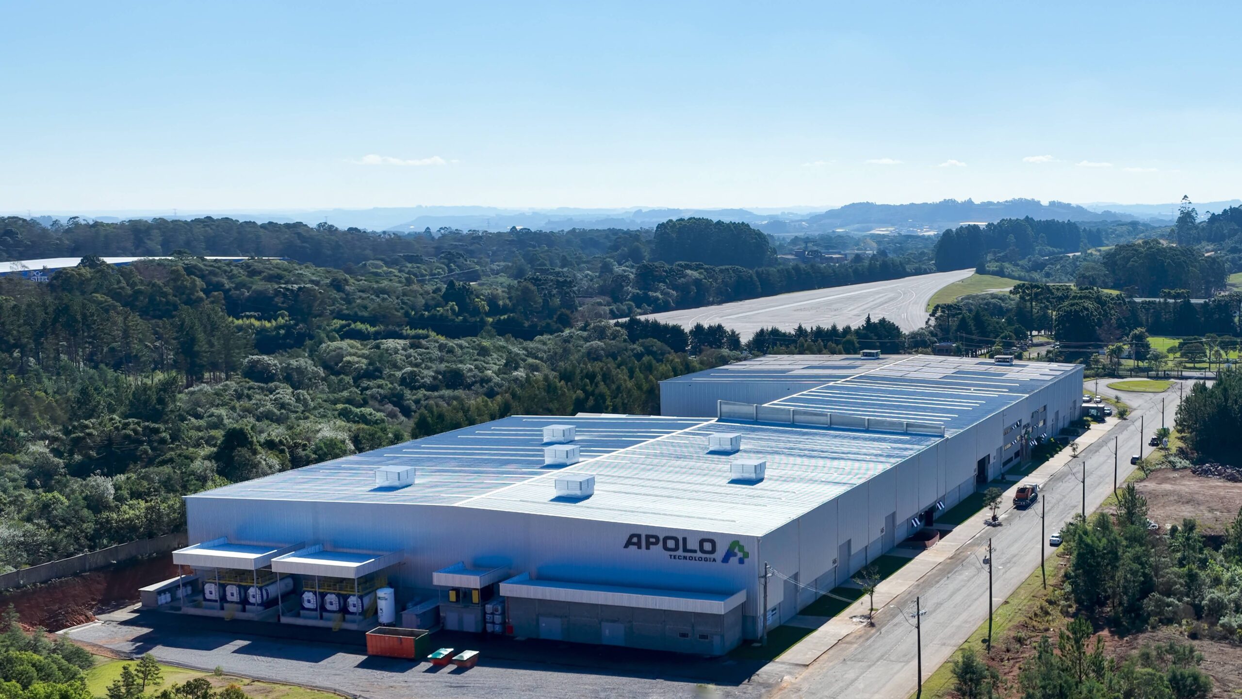 Apolo Tecnologia, do Grupo Marcopolo, unidade em Farroupilha, RS