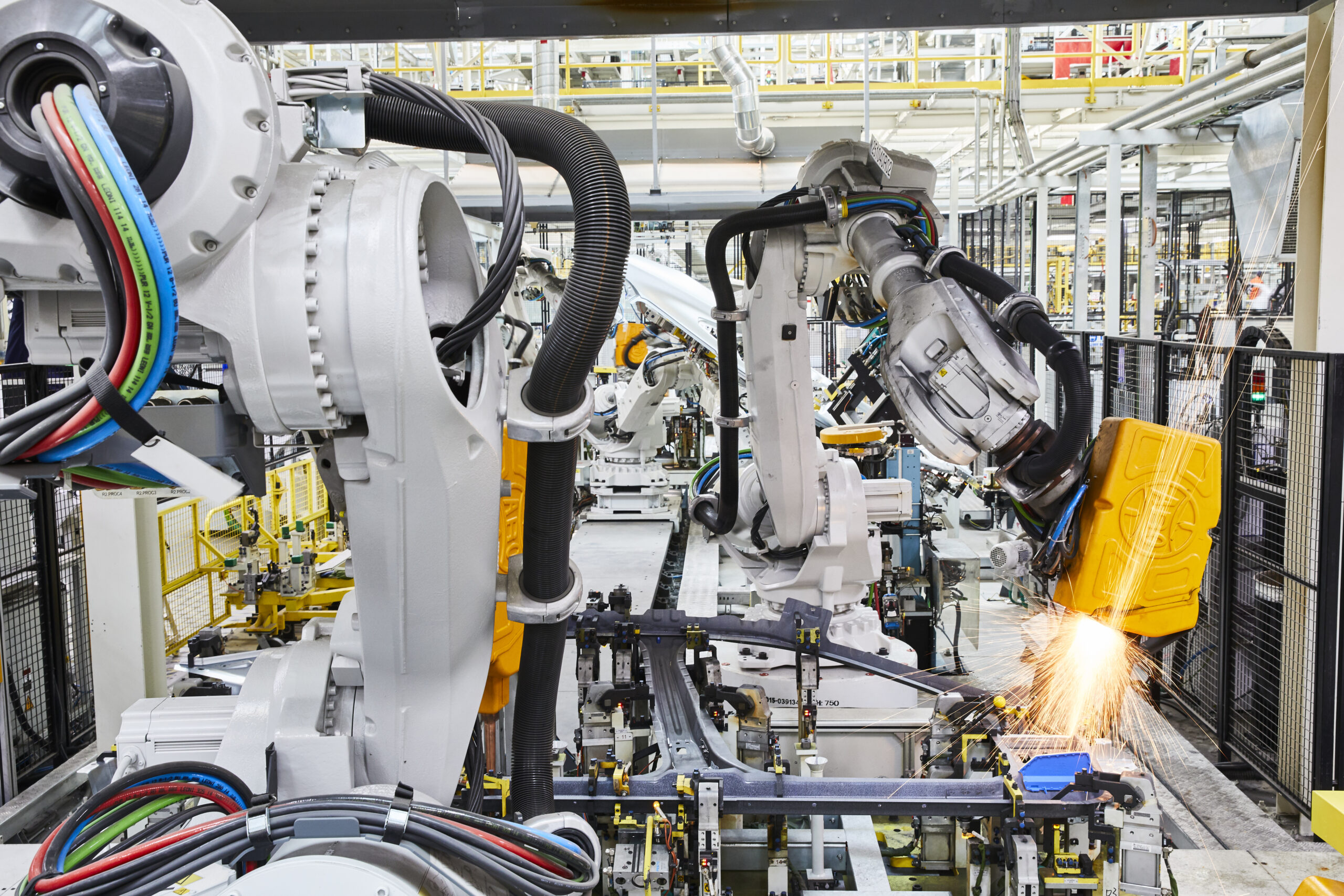 Mercado de robôs automotivos da ABB Robotics
