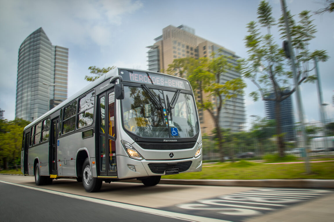 Mercado 2026 de ônibus Mercedes-Benz