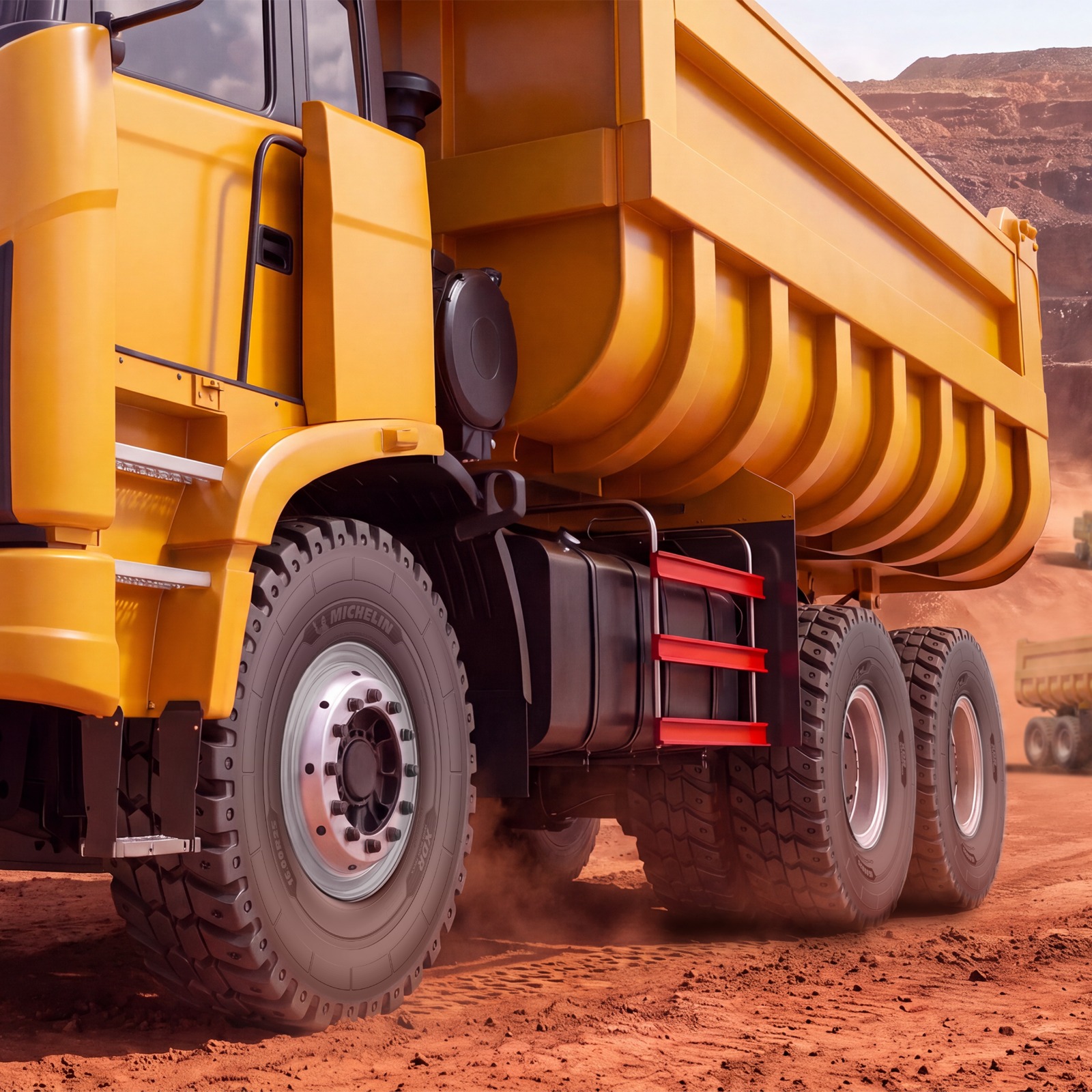 Pneu Michelin mineração