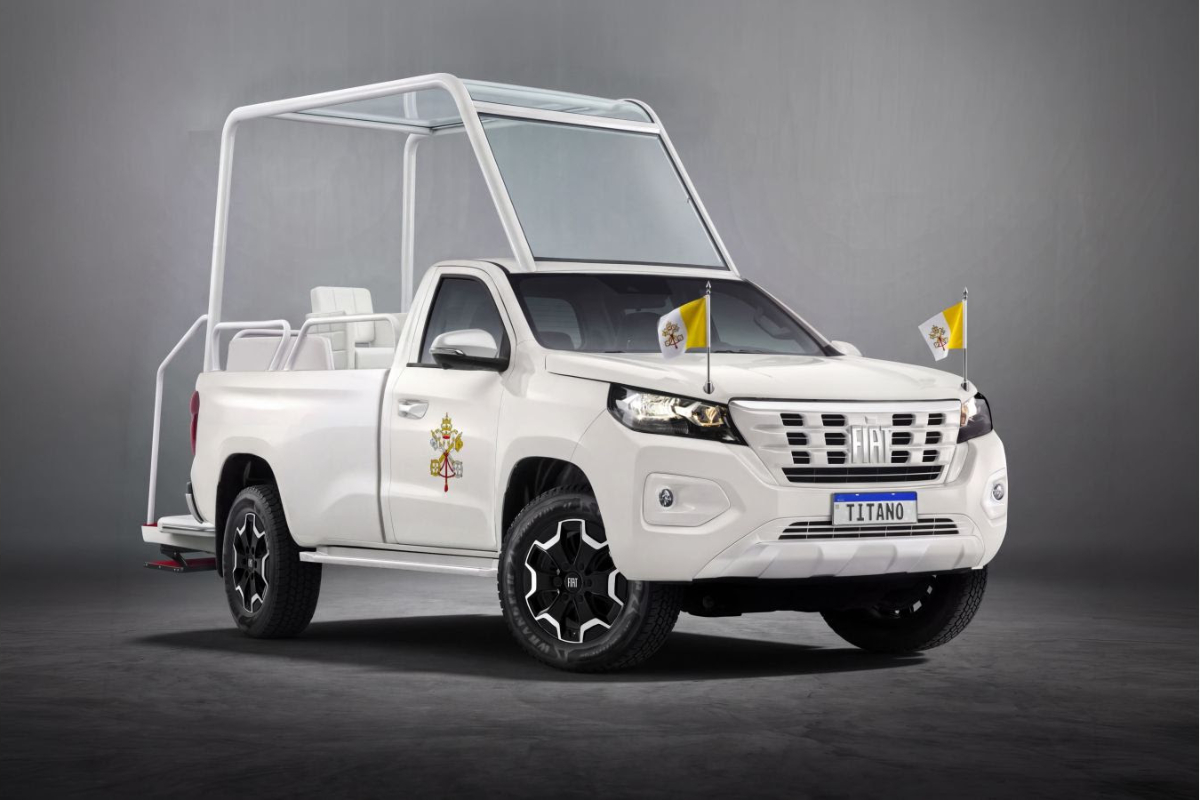Fiat Titano carro Papa Leão Uruguai